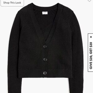 Jcrew Cotton-blend V-neck cardigan sweater
